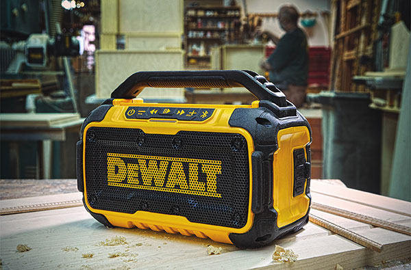 DeWalt® Introduces the 12V/20V Max* Jobsite Bluetooth® Speaker