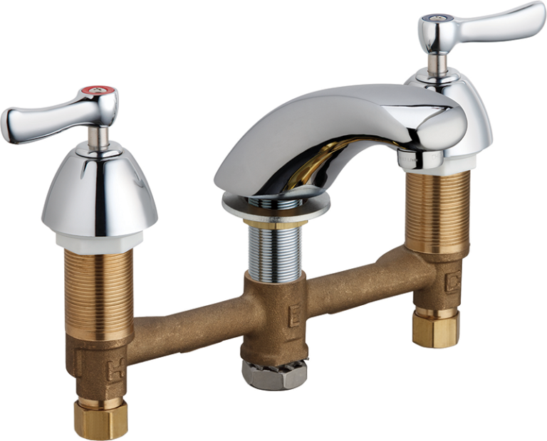 Chicago Faucets 404 and 405 Series Features Redesigned Underbodies and New Spouts