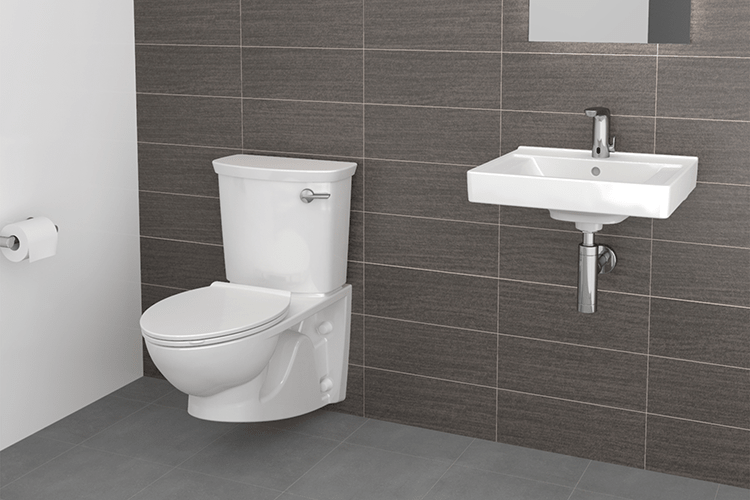 New Commercial Toilets from American Standard Clean Two Times Better with Less Noise