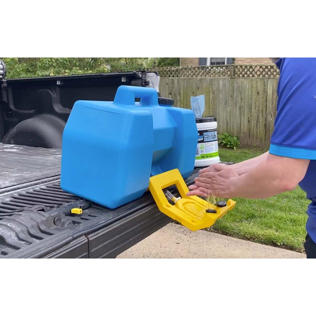PlumbMaster and Speakman Introduce Mobile Gravity-Operated Hand Wash Station