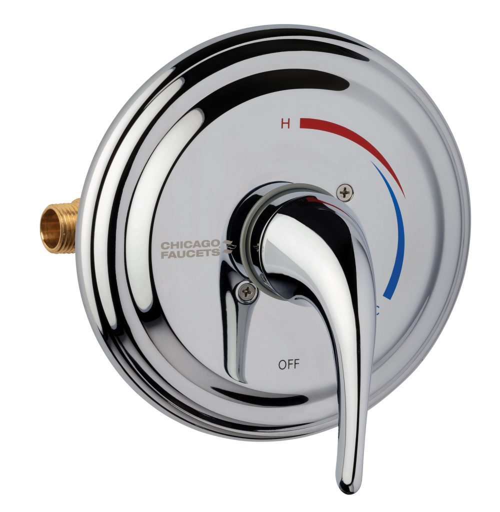 New Chicago Faucets 1920 Series Shower Valve Offers Contemporary Styling for Modern Bathroom Design