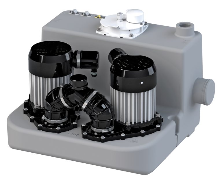 Saniflo USA Introduces Sanicom 2 Heavy-Duty, Duplex Drain Pump To Handle High-Volume, High-Temperature Applications