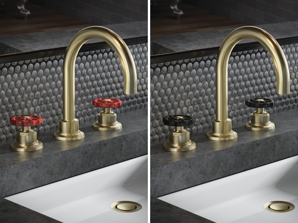 California Faucets Rolls Out Wheel Handles for Descanso Bath Collection