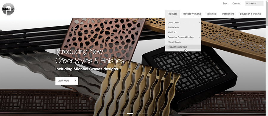 QuickDrain Launches Design-Forward Experiential Website quickdrain.com