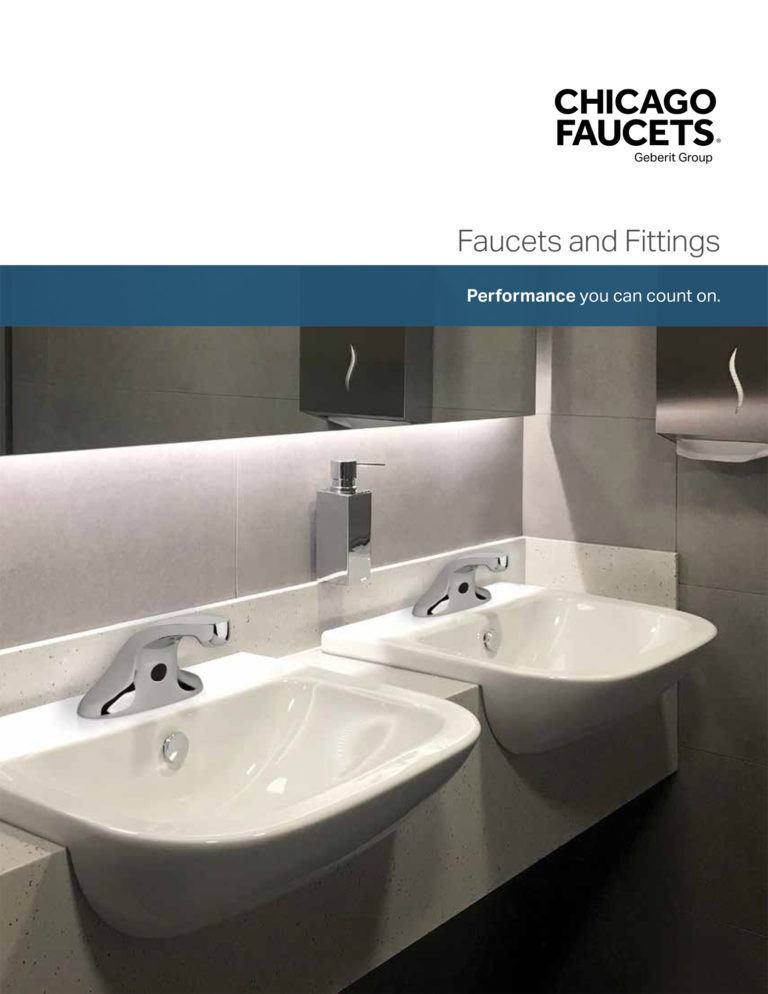 New Faucets and Fittings Catalog from Chicago Faucets Now Available