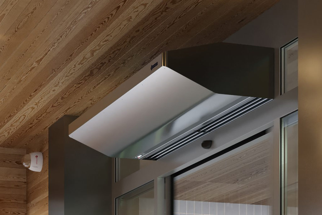 Berner’s Architectural Contour Air Curtain Series