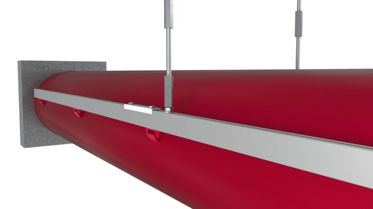 FabricAir Introduces the HE Suspension System for Fabric HVAC Ducts in Harsh Environments