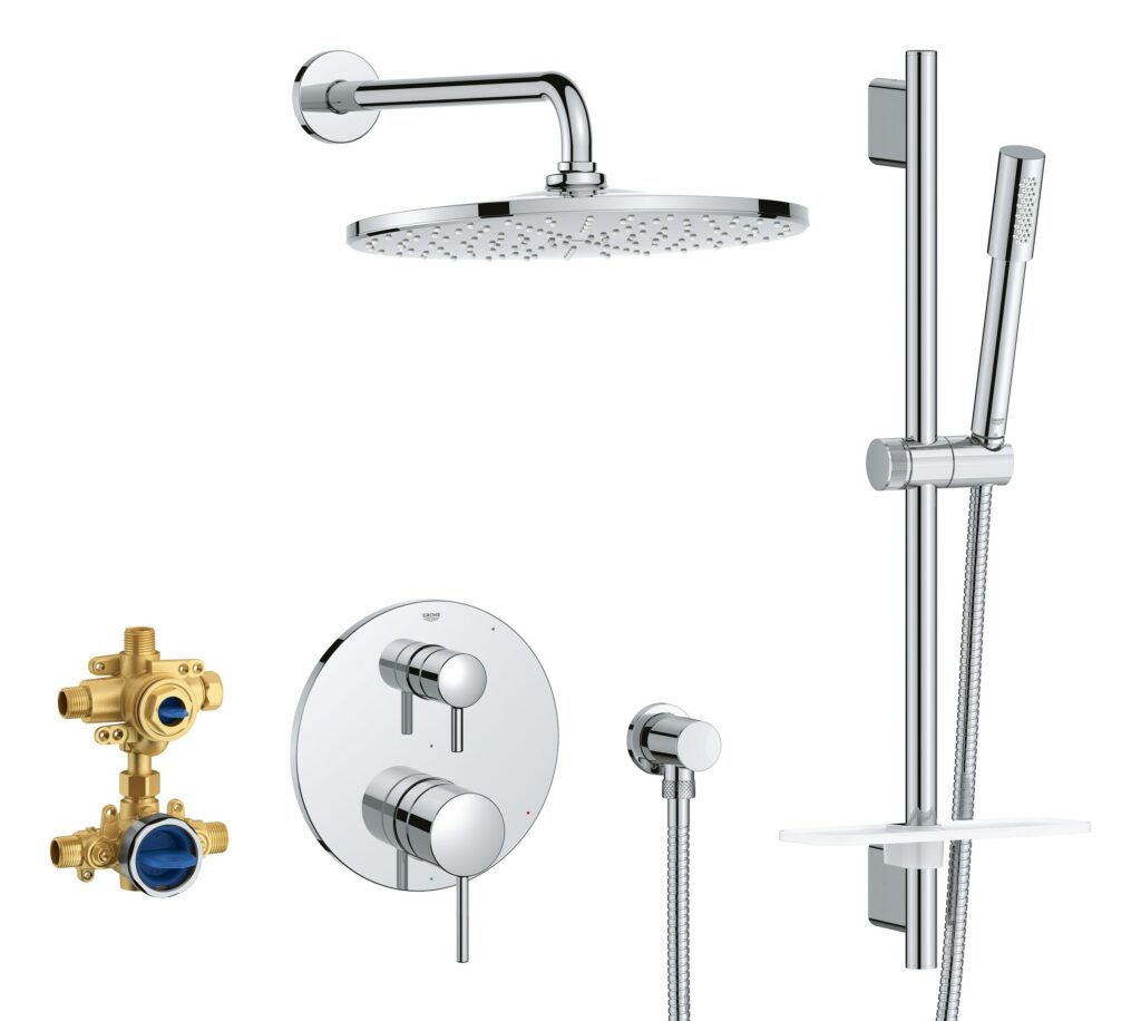 GROHE Introduces Latest GrohSafe 3.0 Pressure Balance Valve with Integrated Diverter